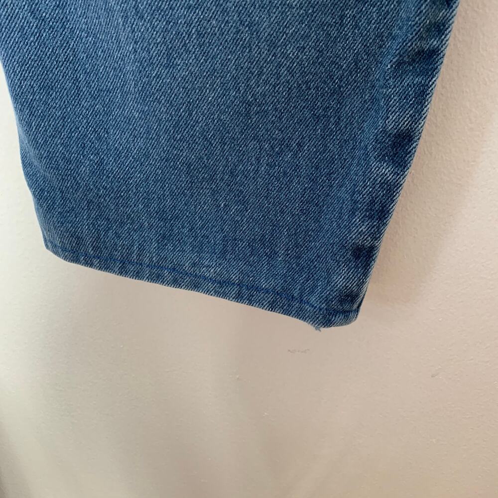 Vintage 90s Women's 29x25 Stefano Medium Wash Tapered Leg High Rise Mom Jeans - Picture 6 of 6